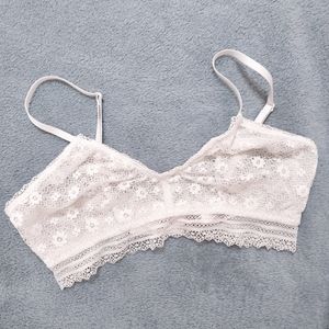 Victoria's Secret White Lace Bralette